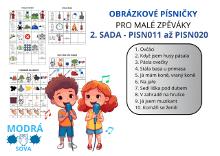 2. SADA 10 lidových obrázkových písniček